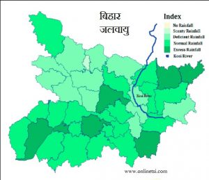 बिहार की जलवायु- महत्वपूर्ण तथ्य : Climate of Bihar- Important facts